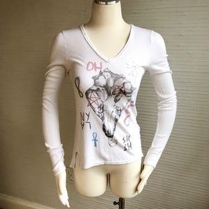 CHASER AMERICAN SPIRITS LONG SLEEVED THERMAL TOP S